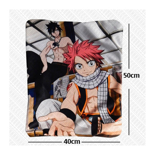 Imagen 2 de 2 de Funda De Almohada Fairy Tail Natsu Gran Calidad Precio