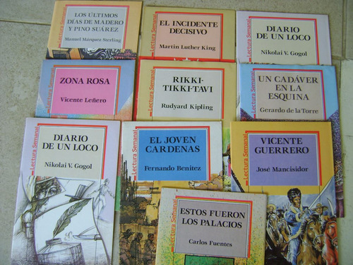 Lectura Semanal Sep 9 Libros Varios Autores 1988