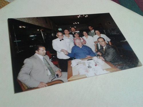 Fotografía Augusto Pinochet En Restaurant