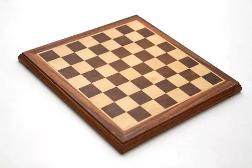 Caixa Tabuleiro de Xadrez de Madeiras Nobres - Wooden Chessboard