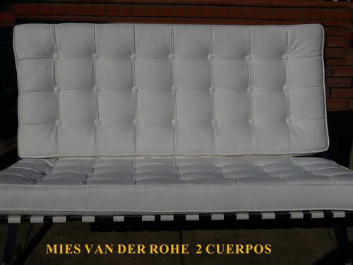 Sillon Barcelona Mies Van Der Rohe 2 Cuerpos Solo $7500