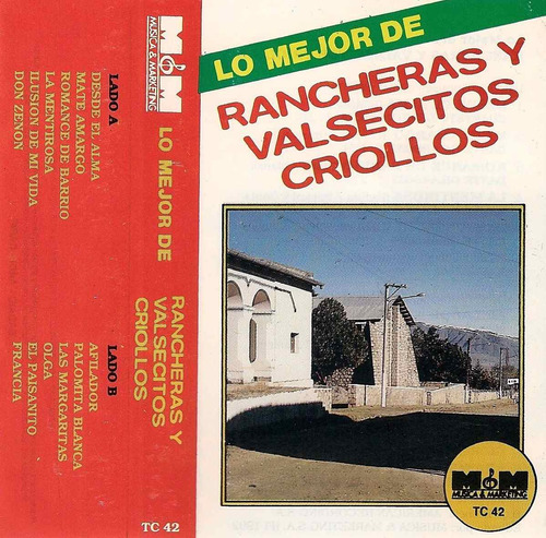 Varios. Rancheras Y Valsecitos Criollos. Cassette