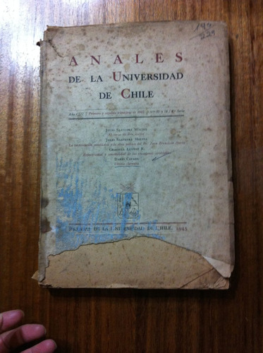 Anales De La Universidad De Chile 1945