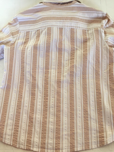 Camisa Beige Y Blanca Talle S Impecable!!!