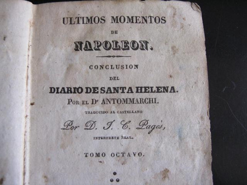 Mercurio Peruano: Libro Historia Napoleon T8 1827 L54 H7itr