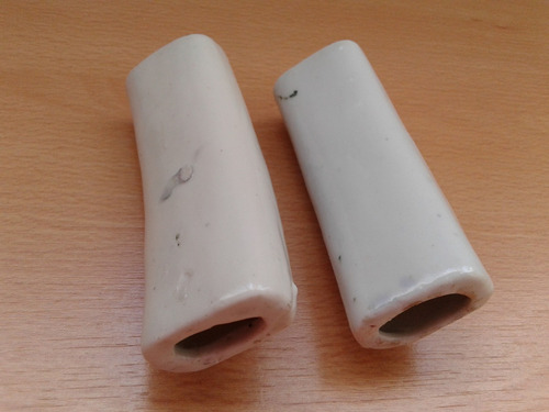 Par Sosten Servilletas De Ceramica Con Uvas, Impecables!!! (Usado)