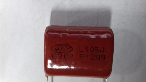 10 X Capacitor Poliester Metalizado 105k X 630v