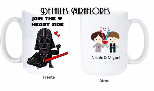 Taza Star Wars Enamorados Aniversario