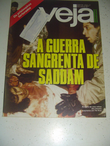 Revista Veja 1167 Iraque Rock In Rio Lobão Axl Gramado  1991