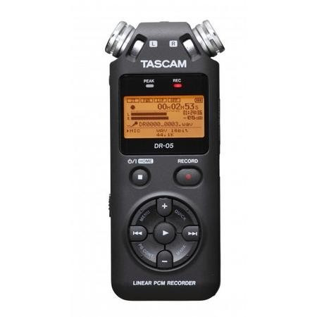 Gravador Digital Portátil Tascam Dr-05 Com Memória De 2 Gb M