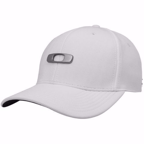 Boné Chapéu Oakley Metal Gascan Branco Original Frete Grátis