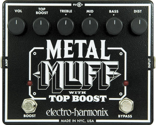 Electro Harmonix Xo Metal Muff Top Boost . Pedal . Loja !