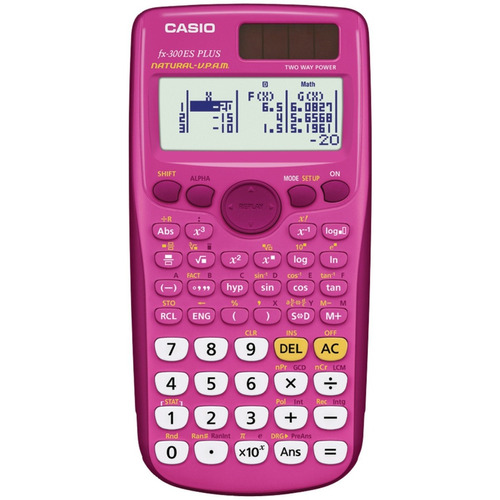 Calculadora Cienfitica Casio Rosa Y Celeste Fx-300es Plus