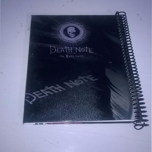 Imagen 3 de 3 de Death Note Cuaderno Personalizado. (espirales Plasticos)