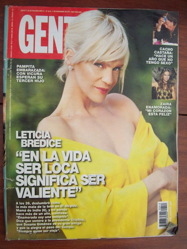 Gente 2415 1/11/11 L Bredice Pampita Z Nara C Castaña