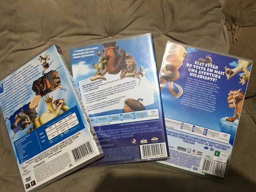 Dvd Box Era Do Gelo Trilogia Ice Age Desenho Animado Coleção (Usado)