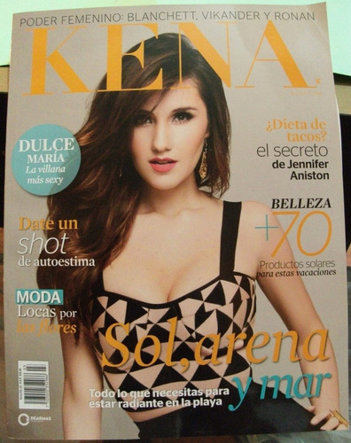 Revista Kena Con Dulce Maria, Rebelde Rbd. En Español