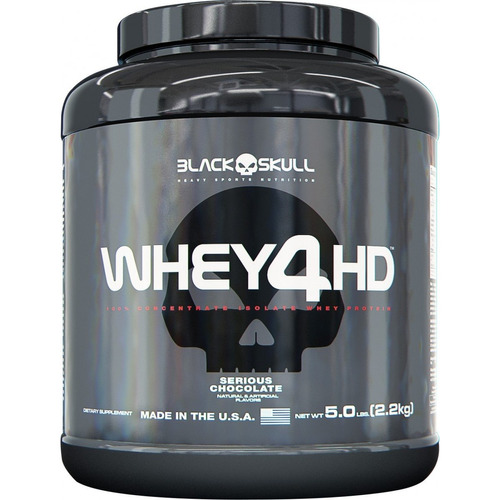 Whey Importado 4hd 2,3kg - Black Skull