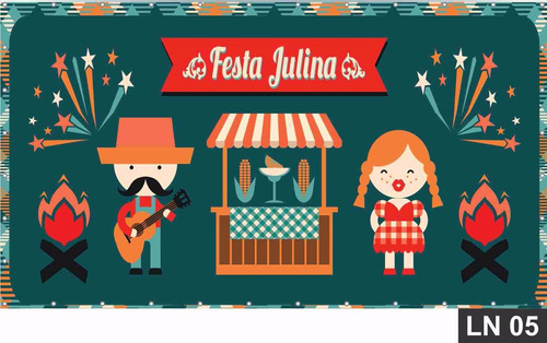 Imagem 5 de 6 de Festa Junina Painel 3,00x2,00m Lona Festa Banner Aniversário