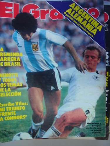 El Grafico 3259 Maradona Y Briegel