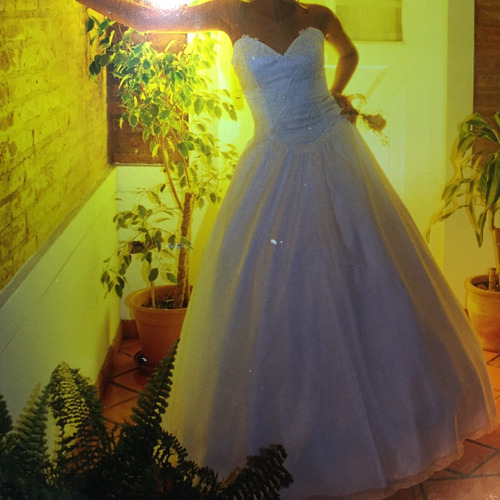 Vestido De 15 Años - Blanco De Diseño - Nuevo