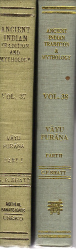 Vayu Purana Ancient India Tradition 2 Vol English Veda Usado