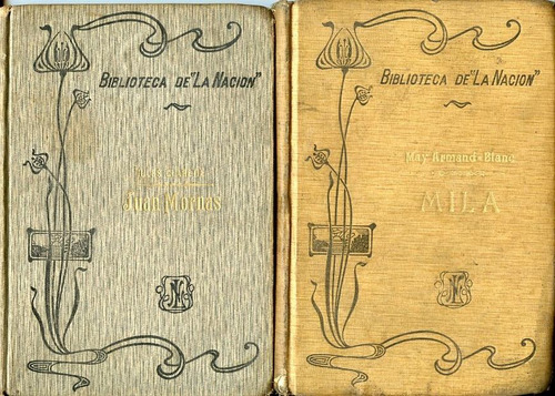 Lote De 7 Libros De Biblioteca De La Nación. 