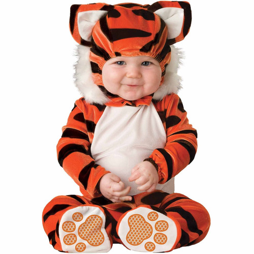 Disfraz Para Niño Tigre Talla 6-12 Meses Halloween 