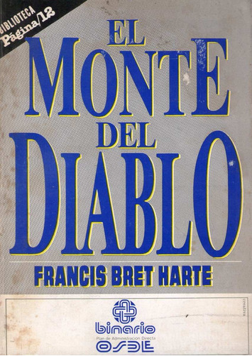 El Monte Del Diablo De Francis Bret Harte