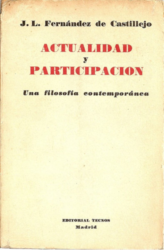Actualidad Y Participacion - Fernandez De Castillejo - Tecno