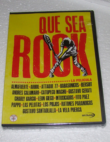 Que Sea Rock La Pelicula, Nuevo Sellado Dvd / Kktus