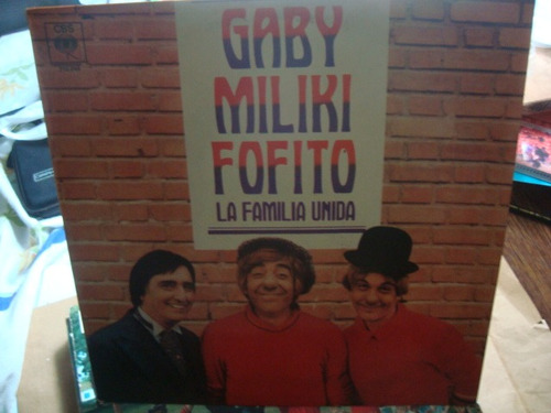 Vinilo Disco Gaby, Fofo Y Miliki. Todos La Familia Unida