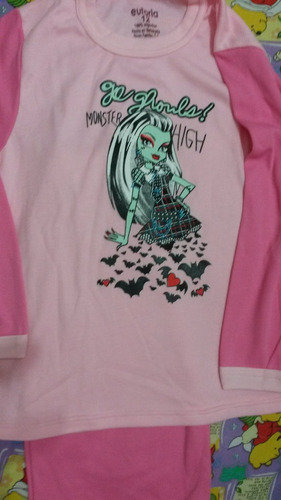 Bellas Pijamas Para Niñas Monster High, Princesas Disney,