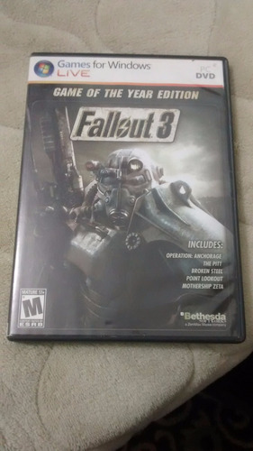 Fallout 3 Game Of The Year Edition Original Pc