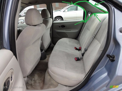 Plastico Vista Trasera Izquierda Ford Contour 96-98 Oem