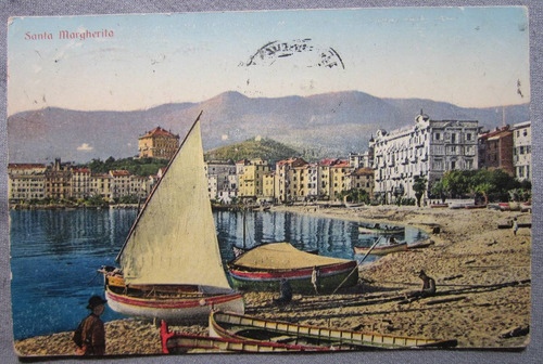 Antigua Postal De Santa Margarita Italia Del 20