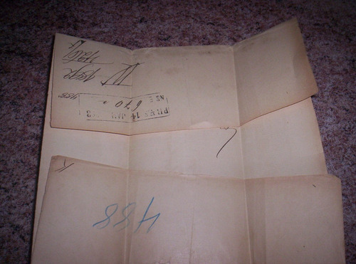 Documento Antiguo, Año 1893. Ciudad De Praga