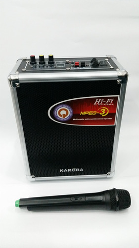 Parlante Amplificador Karaoke Usb/sd/fm/mic/battery
