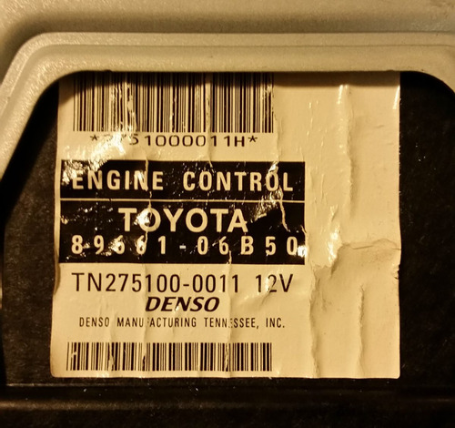 2005 Toyota Camry Computadora 89661-06b50 Ecm Ecu 4cil (Usado)