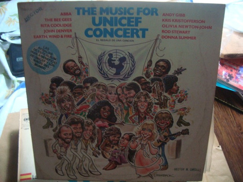 Vinilo Disco The Music For Unicef Concert Abba Bee Gees (11)