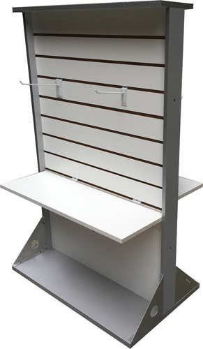 Imagen 1 de 6 de Panel Ranurado Exhibidor Doble Oportunidad Somos Fabricantes