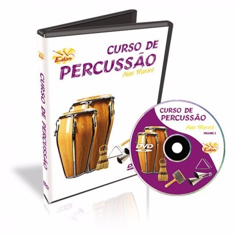 Dvd Video Aula Curso De Percussão Vol 1 Alex Mororó