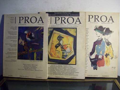 Adp Revista Proa ( Tercer Epoca ) N° 5, 6 Y 7 / 1990/91
