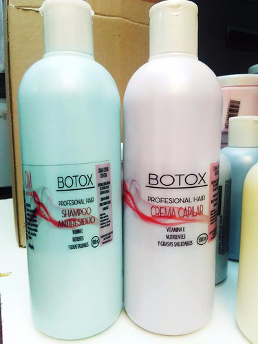 Botox Capilar Om 1litro + Shampoo Antiresiduo 1litro