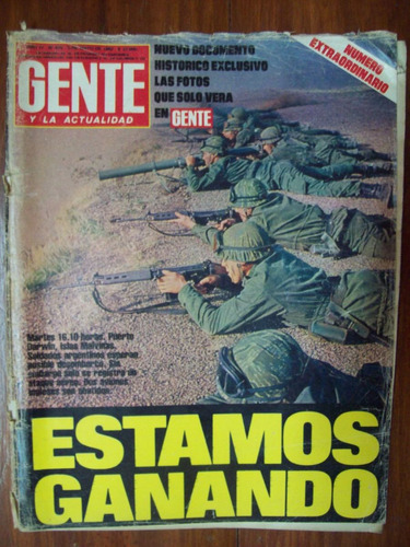 Gente 876 6/5/82 Guerra Malvinas Pto Darwin Sheffield