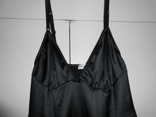 Blusa Remera Musculosa Ropa Interior Negra Talle 3