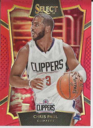 2015-16 Panini Select #32 Chris Paul Red Prizm /149 Clippers