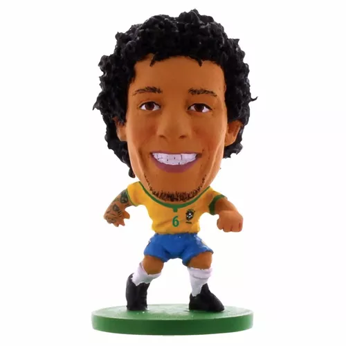 Mini Craque Soccerstarz - Dante, Ramires E Jô - Brasil