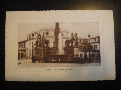 Postal Piazza Del Quirinale Roma