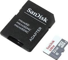 Memoria Sandisk Ultra 32gb Clase 10 80mb/s